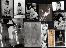 11 db erotikus fotó, 9×3 és 15×13 cm közötti méretekben