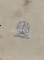 Herendi táncoló juhász, kézzel festett, jelzett, hibátlan, m: 32 cm