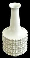 Meisseni váza. Fehér mázas, jelzett, hibátlan. 25 cm