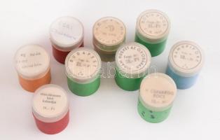 Lemezárugyári diavetítő 9 db diafilmmel