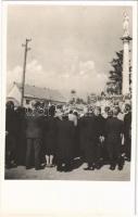 1938 Ipolyság, Sahy; bevonulás, az első tábori mise / entry of the Hungarian troops, first mass + 1938 Ipolyság az első visszatért magyar város So. Stpl