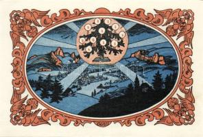 Német Birodalom/Weimari Köztársaság/ Kahla 1921. 50Pf(6x) 6klf db, teljes sor T:I