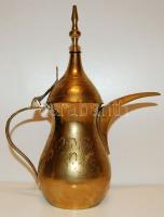 Réz kiöntő távol-keleti motívumokkal 25 cm