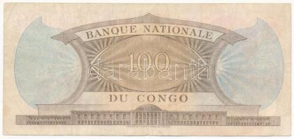 Kongói Demokratikus Köztársaság 1961. 100Fr T:III
Congo Democratic Republic 1961. 100 Francs C:F
K...