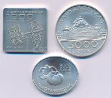 2012. 1000Ft "MASAT-1, az első magyar műhold" + 2012. 3000Ft Ag "Szent-Györgyi Albert...