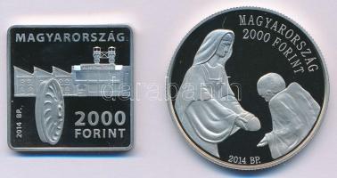 2012. 1000Ft "MASAT-1, az első magyar műhold" + 2012. 3000Ft Ag "Szent-Györgyi Albert...