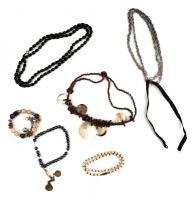 5 db bizsu nyaklánc és 1 db bizsu karkötő