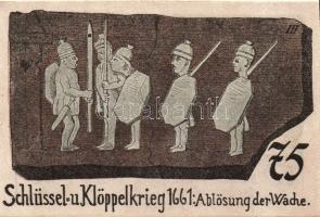 Német Birodalom/Weimari Köztársaság/ Neinstedt 1921. 75Pf(6x) 6klf db, teljes sor T:I