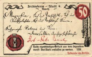 Német Birodalom/Weimari Köztársaság/ Mühlhausen 1921. 50Pf(5x) 5klf db, teljes sor T:I-