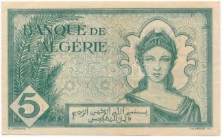 Algéria / Szövetséges megszállás 1942. 5Fr T:III Algeria / Allied occupation 1942. 5 Francs C:F Krause P#91