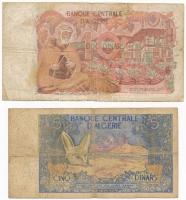 Algéria 1970. 5D + 10D T:III- ly. Algeria 1970. 5 Dinars + 10 Dinars C:VG hole