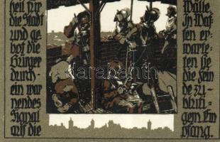 Német Birodalom/Weimari Köztársaság/ Delitzsch 1921. 50Pf(6x) 6klf db, teljes sor T:I