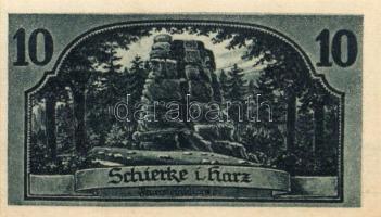 Német Birodalom/Weimari Köztársaság/ Schierke 1921. 10Pf(2x) + 25Pf(2x) 50Pf(2x) 6klf db, teljes sor...