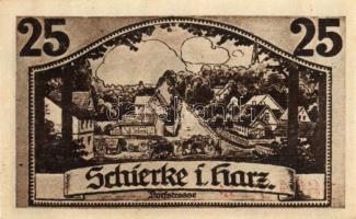 Német Birodalom/Weimari Köztársaság/ Schierke 1921. 10Pf(2x) + 25Pf(2x) 50Pf(2x) 6klf db, teljes sor...