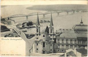 Esztergom, Mária Valéria és Kis híd, hajóállomás