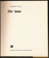 Borghida István: Ziffer Sándor. Bukarest, 1980, Kriterion. Kiadói egészvászon-kötés, kiadói papír vé...