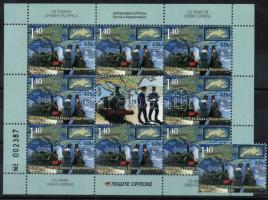 125 éves az Orient expressz bélyeg + kisív, Orient Express stamp+mini sheet, 125 Jahre Orientexpreß Marke + Kleinbogen