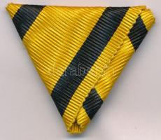 ~1890. Katonai Legénységi Szolgálati Jel eredeti mellszalagja jó állapotban Hungary  ~1890. Military Service Medal original ribbon in good condition  NMK 150.