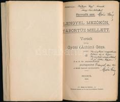 Gyóni Géza: Lengyel mezőkön, tábortűz mellett. Gyóni (Áchim) Géza przemysli verseinek első itthoni (...