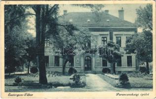 Esztergom-Tábor, Parancsnoksági épület + ESZTERGOM-BUDAPEST 218 mozgóposta (EK)
