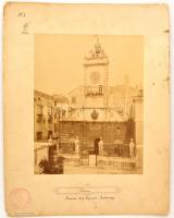 cca 1900 Horvátország Zára / Zadar, nagy méretű fotó kartonon karton méret / Croatia Zadar large photo on cartboard. 40x30 cm