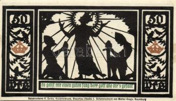 Német Birodalom/Weimari Köztársaság/ Quedlinburg 1921. 50Pf(6x) 6klf db, teljes sor T:I