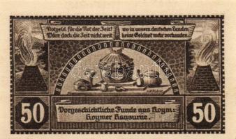 Német Birodalom/Weimari Köztársaság/Hoym 1921. 50Pf(6x) 6klf db, teljes sor T:I