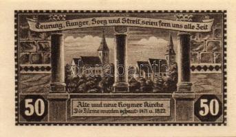 Német Birodalom/Weimari Köztársaság/Hoym 1921. 50Pf(6x) 6klf db, teljes sor T:I