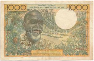 Nyugat-Afrikai Államok / Elefántcsontpart ~1965. 1000Fr T:III kis szakadás
West African States / Iv...