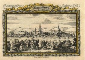 Német Birodalom/Weimari Köztársaság/ Naumburg 1921. 25Pf(3x) + 75Pf(3x) 6klf db, teljes sor T:I