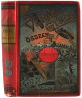 Verne Gyula: Az úszó sziget. Bp., 1897. Franklin. Kiadói festett, egészvászon kötésben. Hátulján ázás nyommal