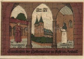 Német Birodalom/Weimari Köztársaság/ Frose 1921. 25Pf + 50Pf(4x) 5klf db, teljes sor T:I