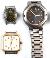 Vegyes karóra tétel, 6 db: Pulsar Titanium naptáras, quartz karóra, Senita, mechanikus, másodperc mu...