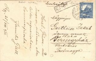 1931 Rábagyarmat. photo + "RÁTÓT VASMEGYE" + "MAGYAR KIRÁLYI POSTA"