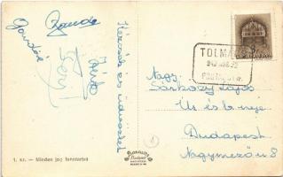 Rétság, látkép + "TOLMÁCS POSTAI ÜGYN."