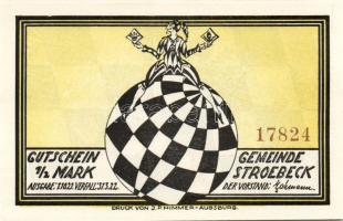 Német Birodalom/Weimari Köztársaság/ Stroebeck 1921. 1/2M(6x) 6klf db, teljes sor T:I