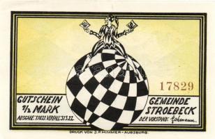 Német Birodalom/Weimari Köztársaság/ Stroebeck 1921. 1/2M(6x) 6klf db, teljes sor T:I