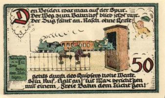 Német Birodalom/Weimari Köztársaság/ Gatersleben 1921. 25Pf + 50Pf(4x) + 75Pf 6klf db, teljes sor T:...