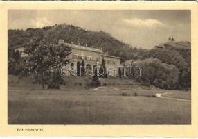 Tihany, Park Hotel szálloda (képeslapfüzetből / from postcard booklet) (EK)