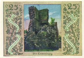 Német Birodalom/Weimari Köztársaság/ Stecklenberg 1921. 25Pf + 50Pf(4x) 5klf db, teljes sor T:I