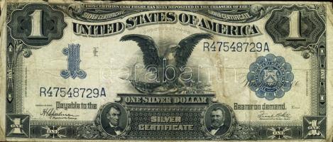 USA/Silver Certificate 1899. 1$ "Series of 1899" függőleges, aláírás Speelman-White T:III