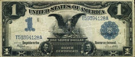 USA/Silver Certificate 1899. 1$ "Series of 1899" függőleges, aláírás Speelman-White T:III
