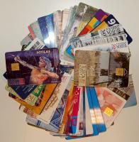 39 db használt magyar telefonkártya