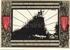 Német Birodalom/Weimari Köztársaság/ Detmold 1920. 50Pf(10x) 10klf db, teljes sor T:I