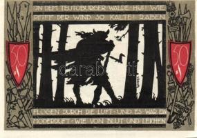 Német Birodalom/Weimari Köztársaság/ Detmold 1920. 50Pf(10x) 10klf db, teljes sor T:I