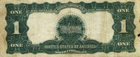 USA/Silver Certificate 1899. 1$ "Series of 1899" függőleges, aláírás Speelman-White, egyen...