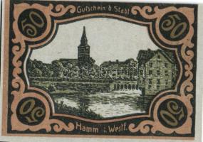 Német Birodalom/Weimari Köztársaság/Hamm 1920. 10Pf(2x) + 25Pf(2x) + 50Pf(2x) 6klf db, teljes sor T:...