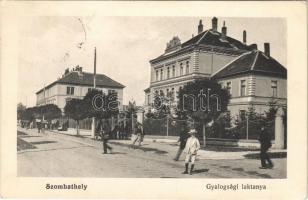 1914 Szombathely, Gyalogsági laktanya + GRAZ-GYŐR 302 mozgóposta