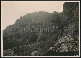 Erdélyi hegység Bucsecs Erdélyi Mór feliratozott fotója 16x12 cm