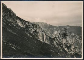 Erdélyi hegység Brassó környéke Bucsecs Erdélyi Mór feliratozott fotója 16x12 cm